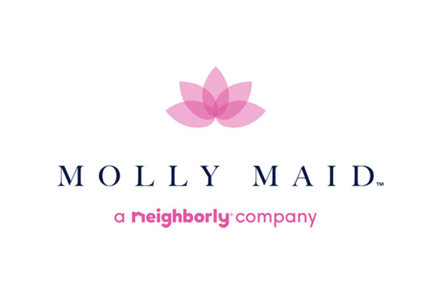 Molly Maid logo of a cleaning company