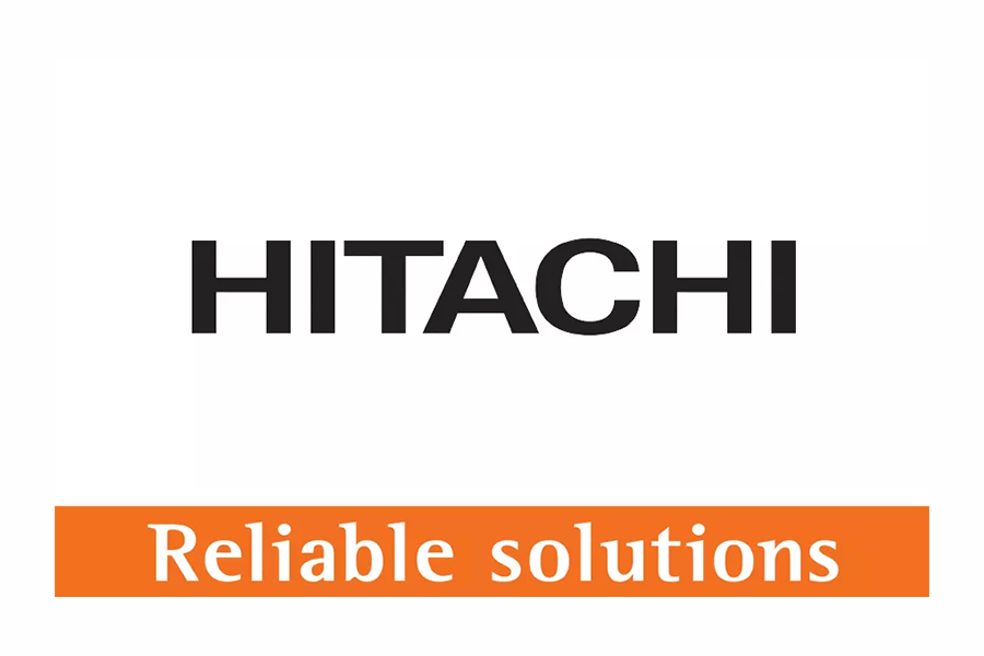 Hitachi logo construction machinery logo